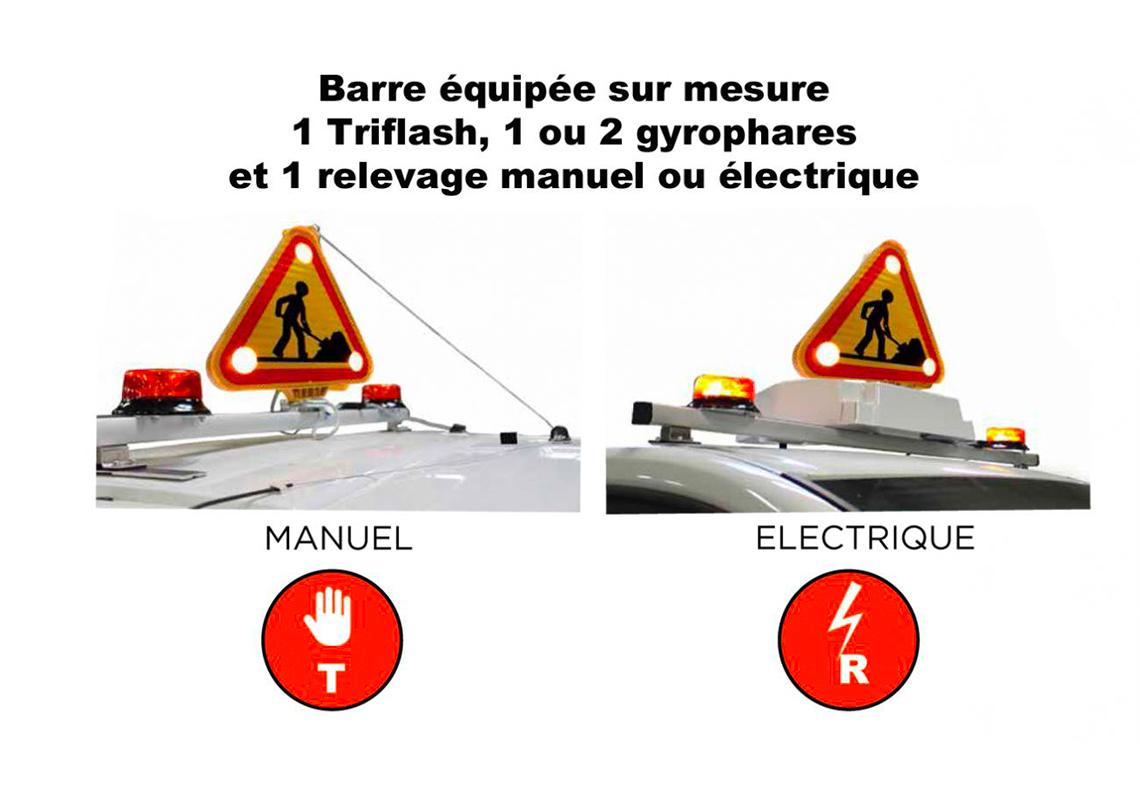 Barre équipée sur mesure pour Peugeot Expert 2016